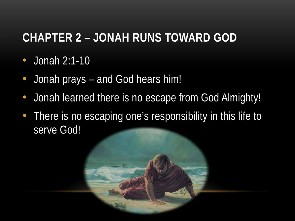 Part 1 “Lessons from Jonah” Lessons From Jonah We - slide 21 of 23