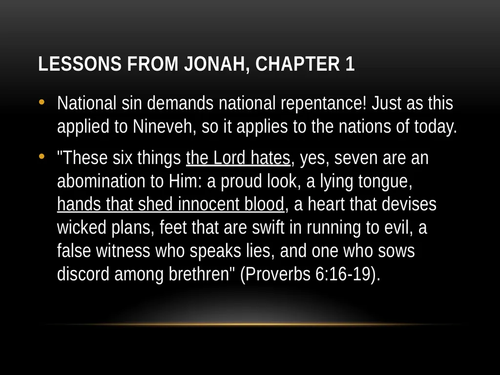 Part 1 “Lessons from Jonah” Lessons From Jonah We - slide 17 of 23