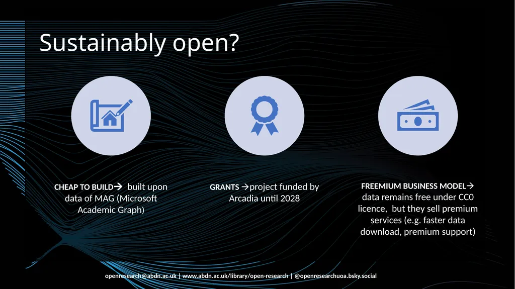 Introduction to OpenAlex Francesca Soldati Open - slide 6 of 20