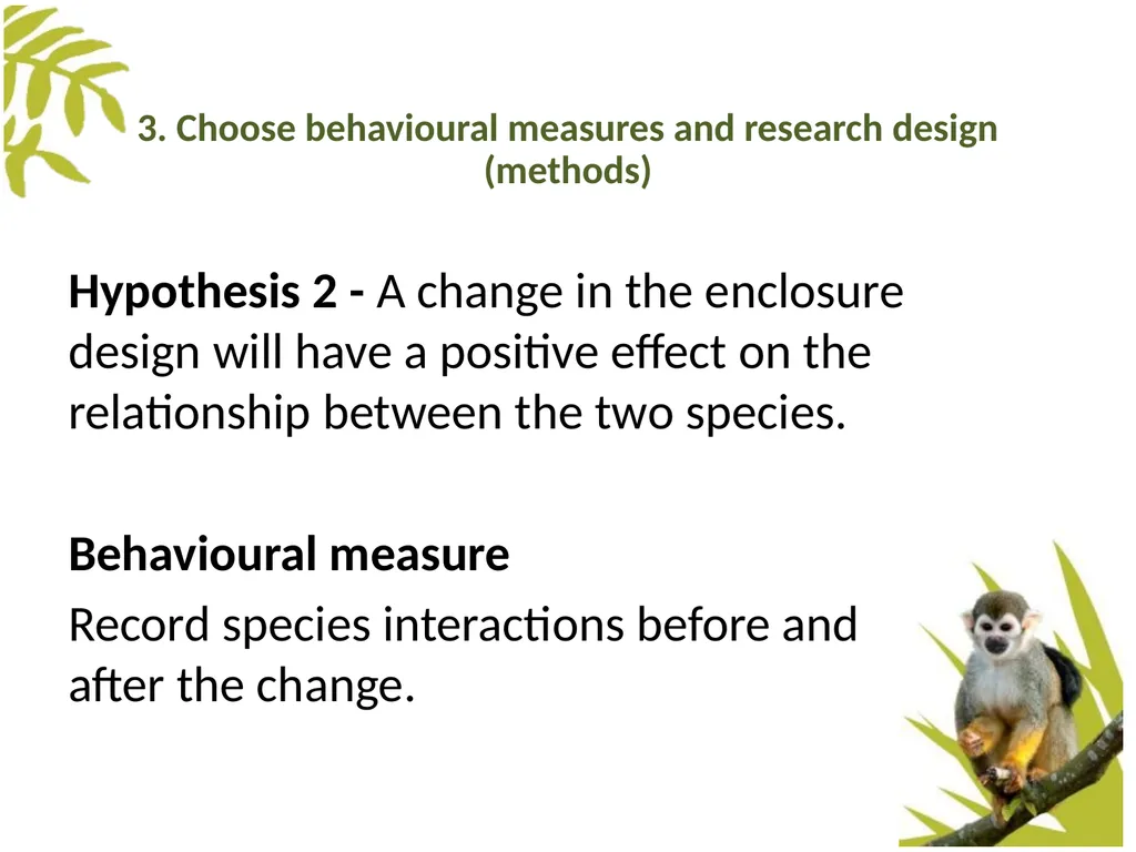 Measuring Behaviour Learning Outcomes Background - slide 19 of 43