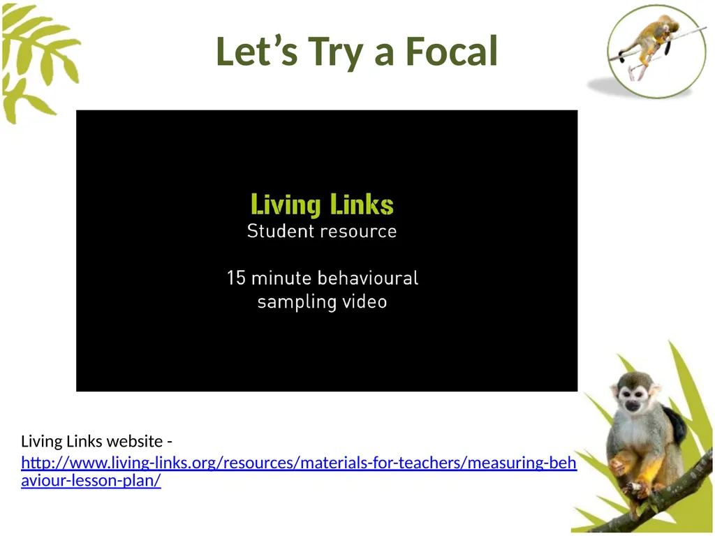 Measuring Behaviour Learning Outcomes Background - slide 25 of 43