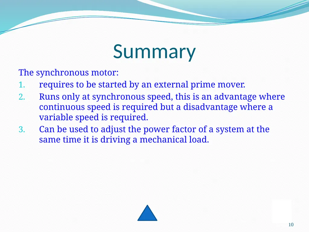1 Motor ELECTRICAL ENERGY Mechanical Energy 2 - slide 10 of 11