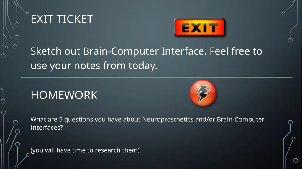 Neural Engineering Neuroprosthetics is Problem - slide 11 of 11