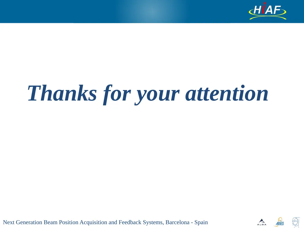 The design & progress of bunch by bunch - slide 36 of 36