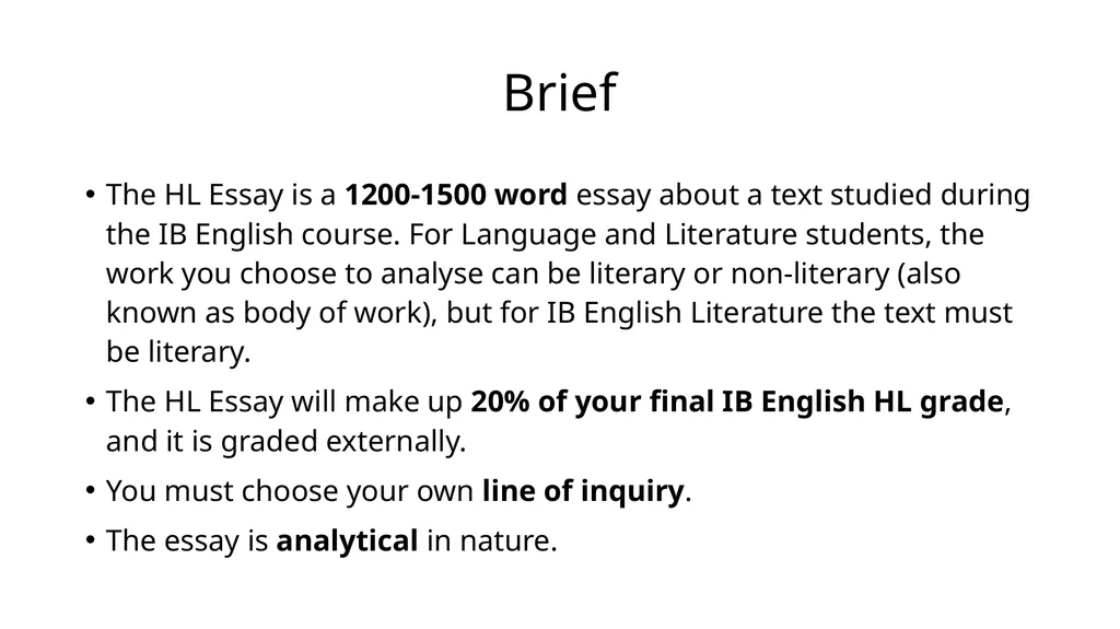 HL Essay Everything you need to know to get - slide 2 of 36