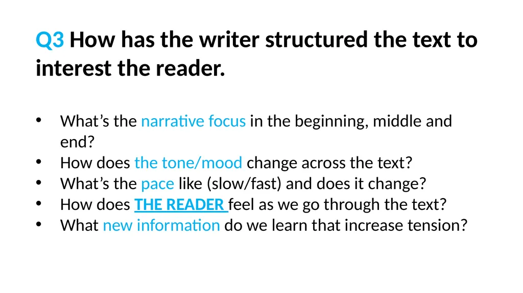 Jaws AQA English Language Paper One Practice - slide 9 of 24