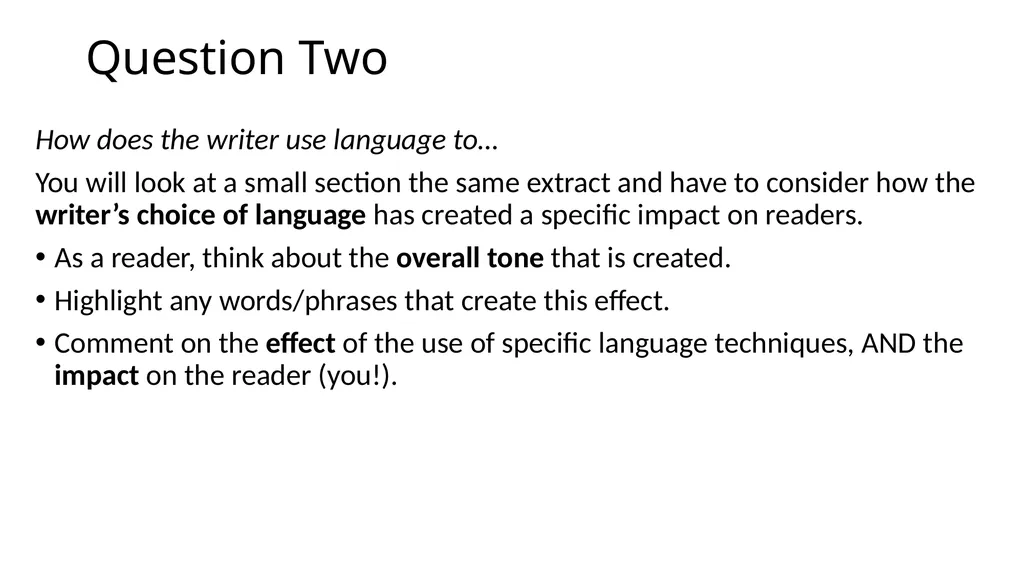 Jaws AQA English Language Paper One Practice - slide 15 of 24
