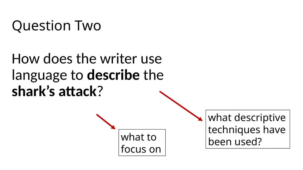 Jaws AQA English Language Paper One Practice - slide 16 of 24