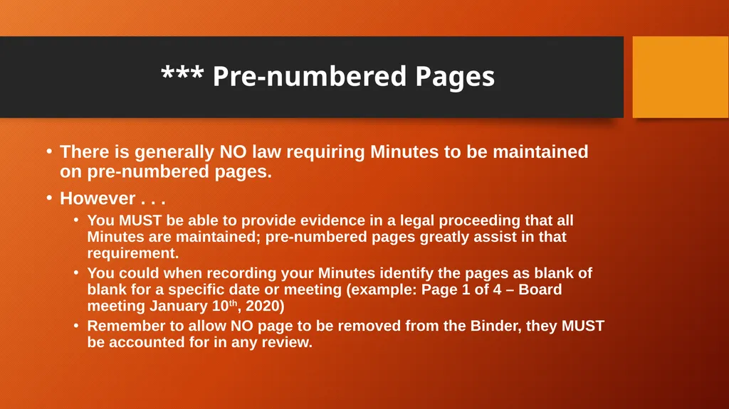 Minutes Everything you never wanted to know. What - slide 15 of 32