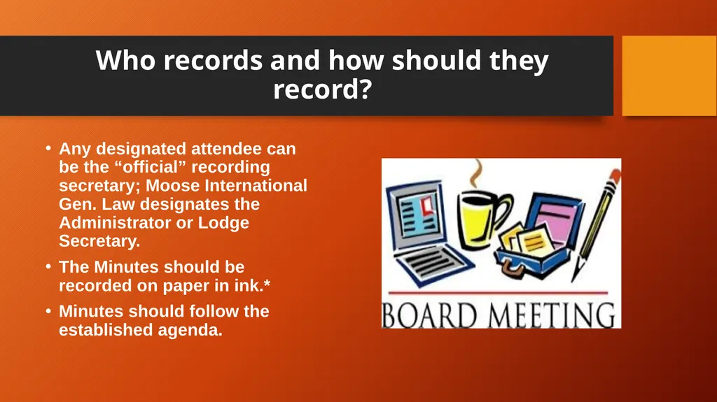Minutes Everything you never wanted to know. What - slide 11 of 32