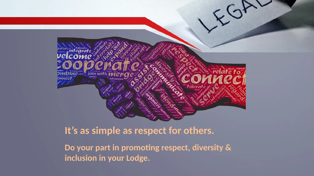Respectful Environment Respect, Diversity & - slide 14 of 14