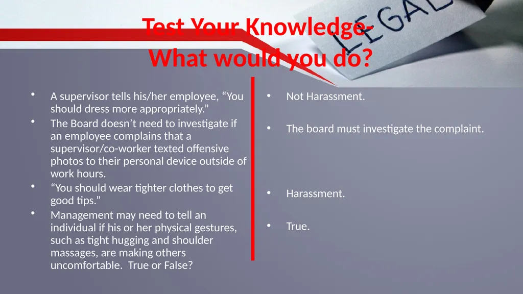 Respectful Environment Respect, Diversity & - slide 9 of 14