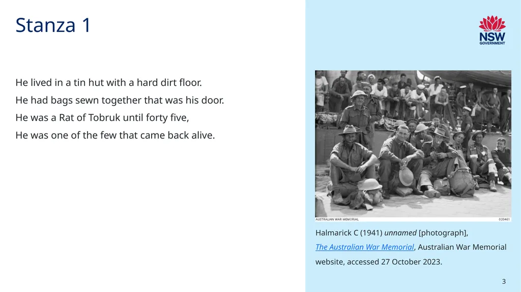 Poetic purpose ‘Resource 2 – ‘The Black Rat’ - slide 3 of 11