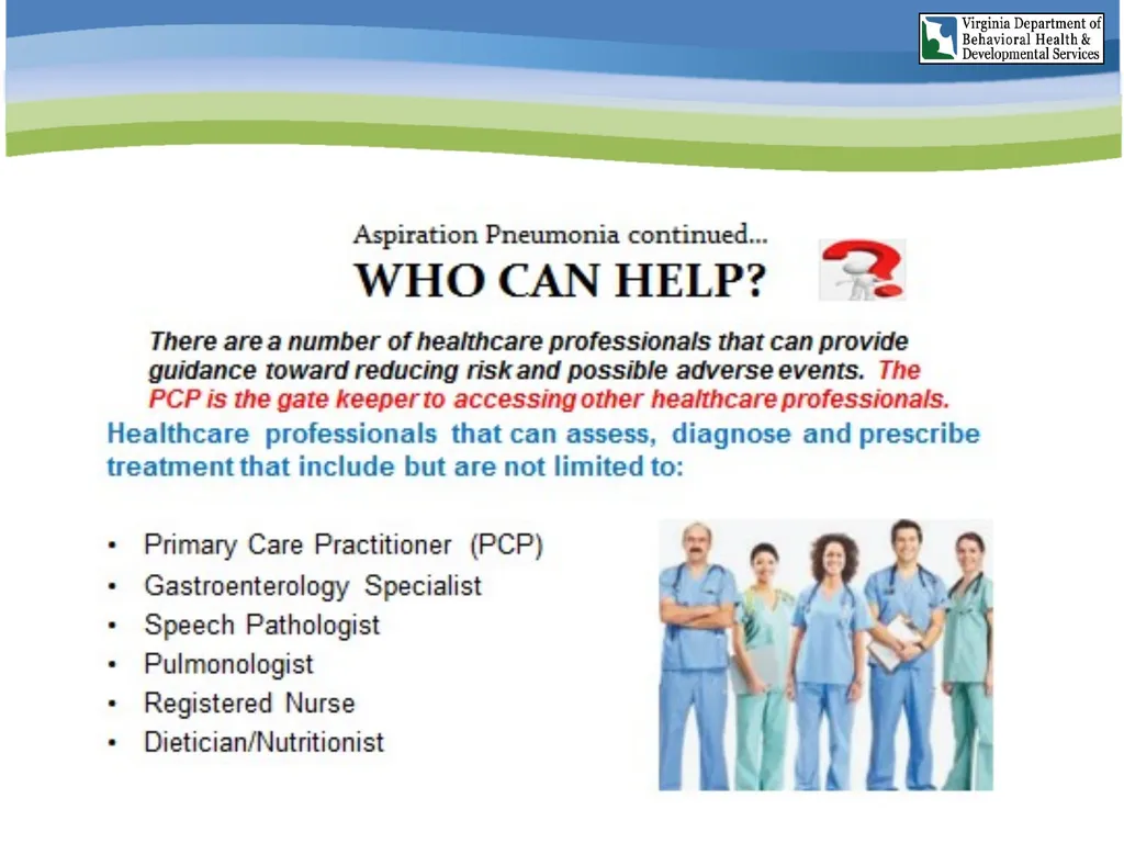 Aspiration Pneumonia Risk Awareness Training (RAT) - slide 24 of 26