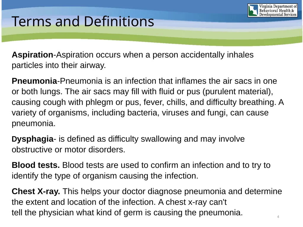 Aspiration Pneumonia Risk Awareness Training (RAT) - slide 4 of 26