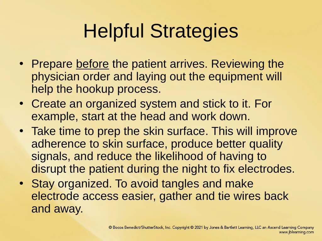 Chapter 6 Patient Hookup Procedures Chapter - slide 18 of 18