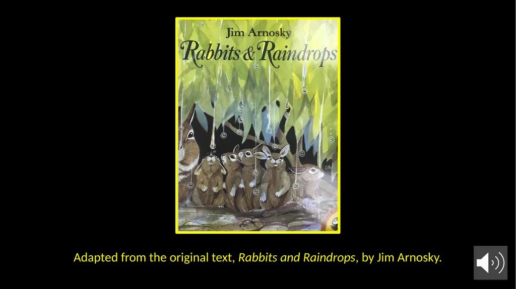 Adapted from the original text, Rabbits and - slide 1 of 16