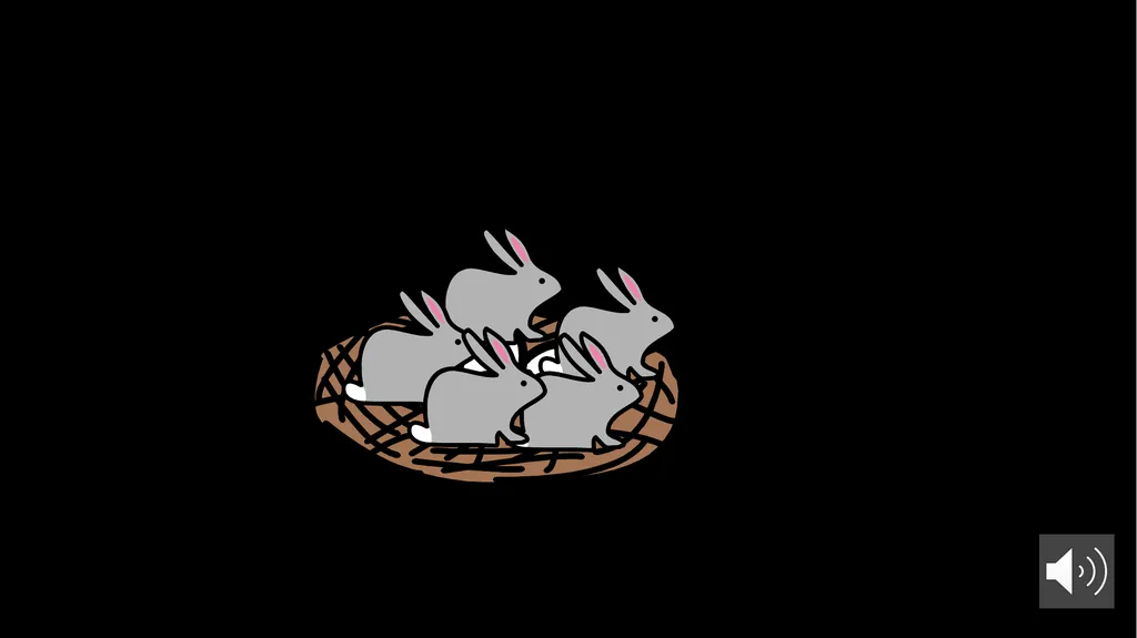 Adapted from the original text, Rabbits and - slide 3 of 16