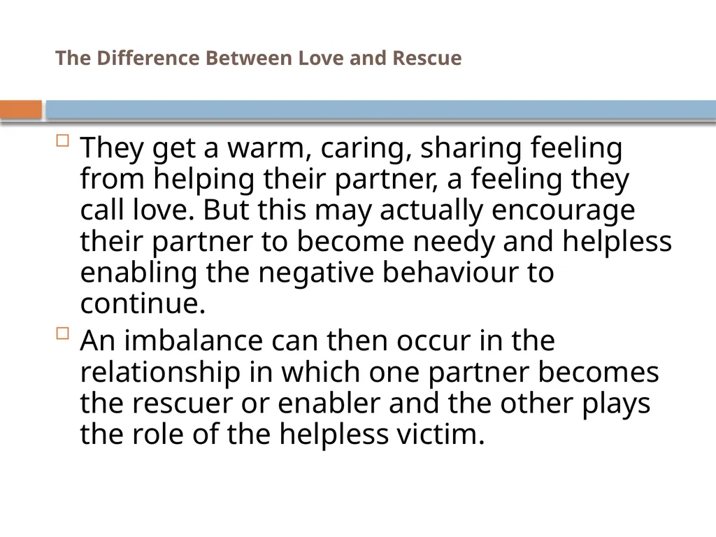 Building Relationships that are Happy, Healthy and - slide 33 of 45
