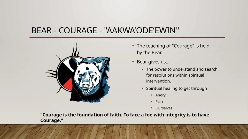 The 7 Grandfather Teachings By: Ava & Janice What - slide 7 of 12