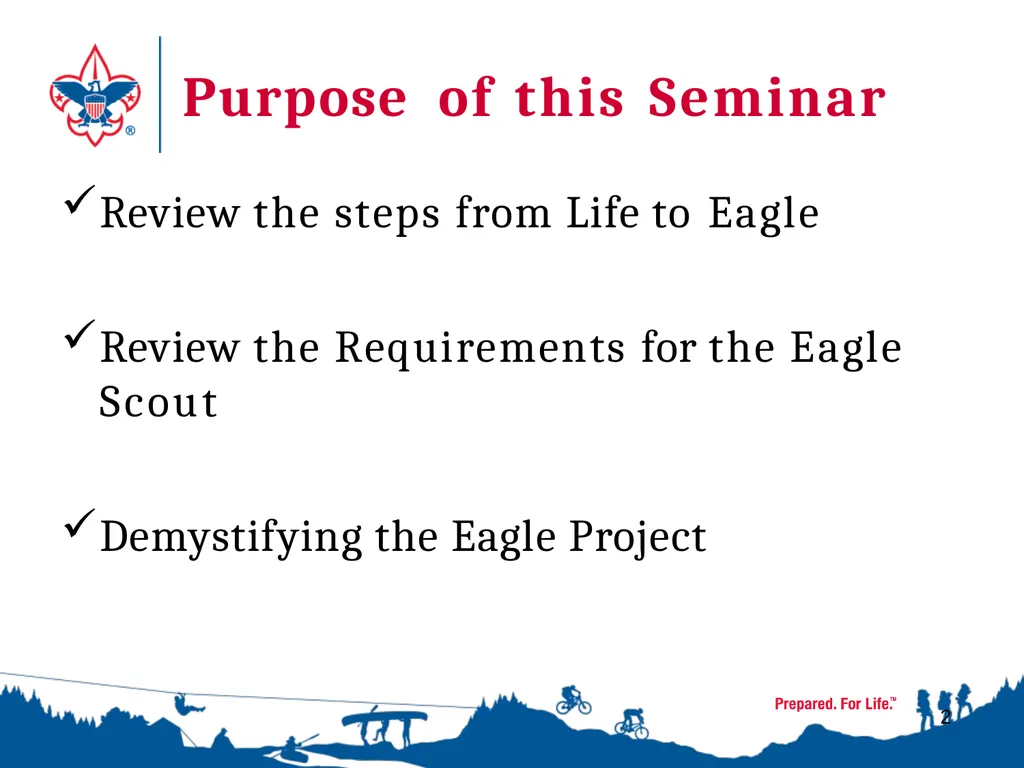 1 Life to Eagle Seminar Seaway Trails District - slide 2 of 38