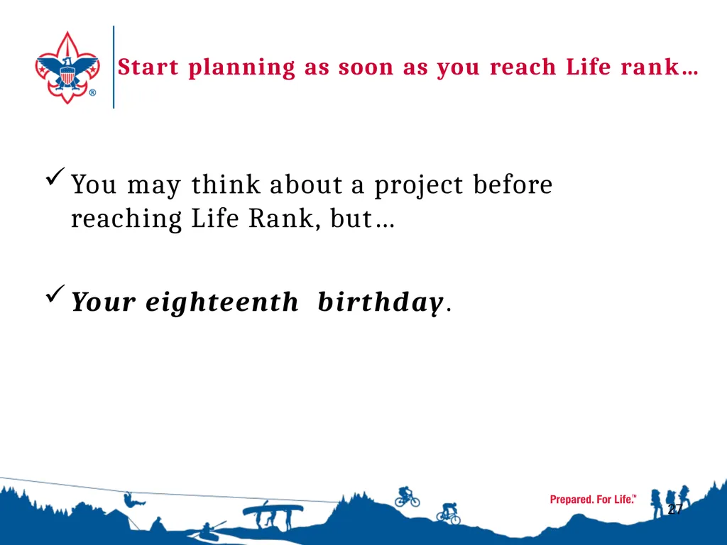 1 Life to Eagle Seminar Seaway Trails District - slide 22 of 38