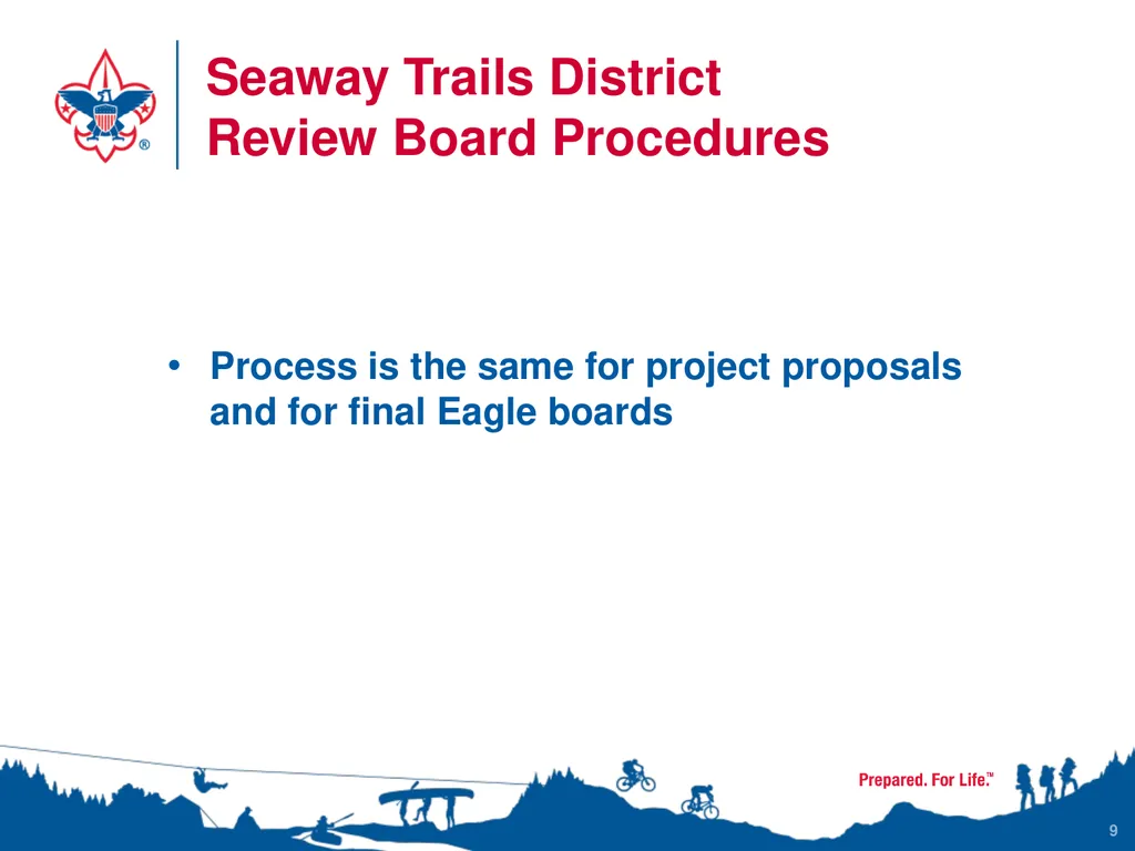 1 Life to Eagle Seminar Seaway Trails District - slide 9 of 38