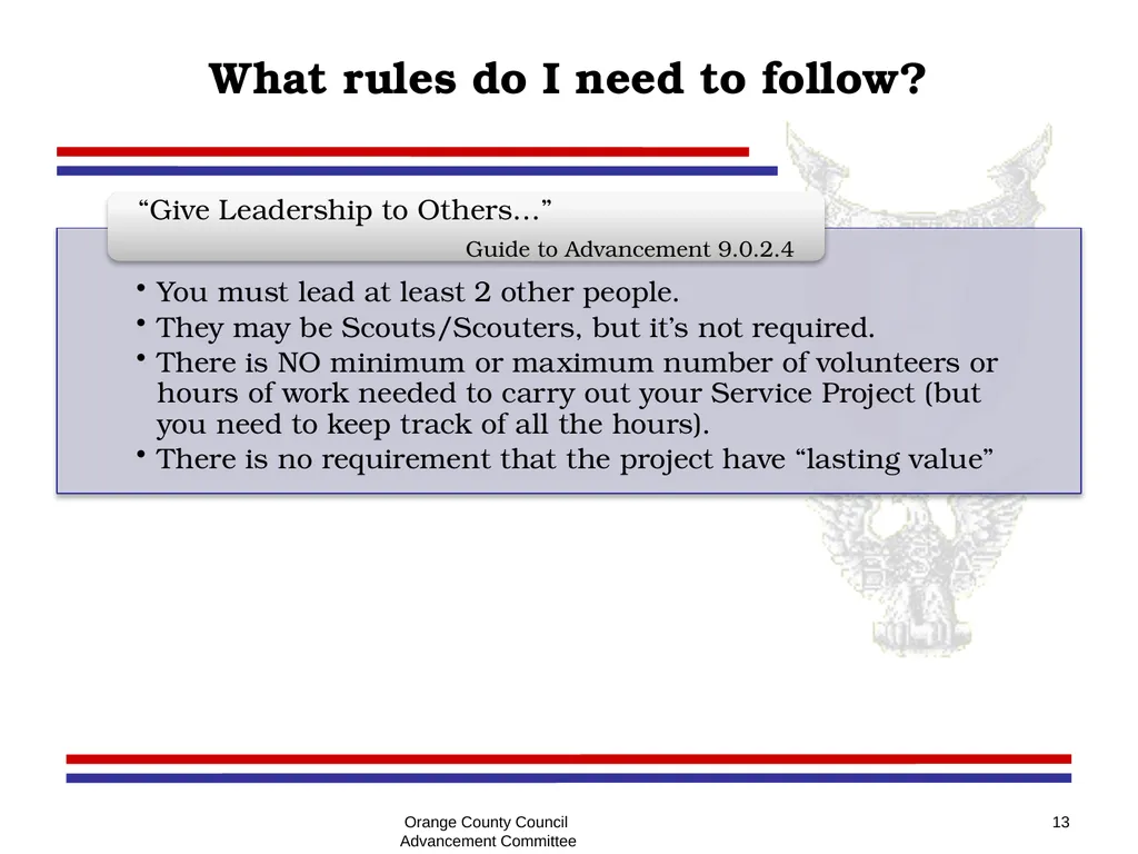 Eagle - Summit - Quartermaster Project Seminar - slide 13 of 26