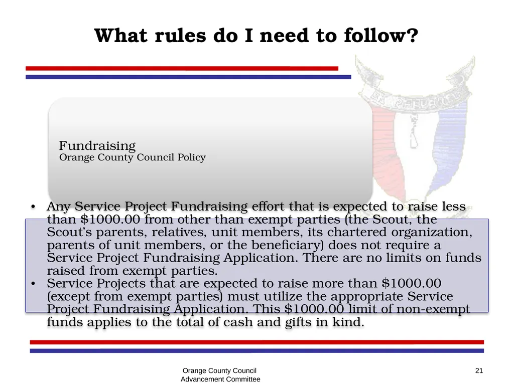 Eagle - Summit - Quartermaster Project Seminar - slide 21 of 26