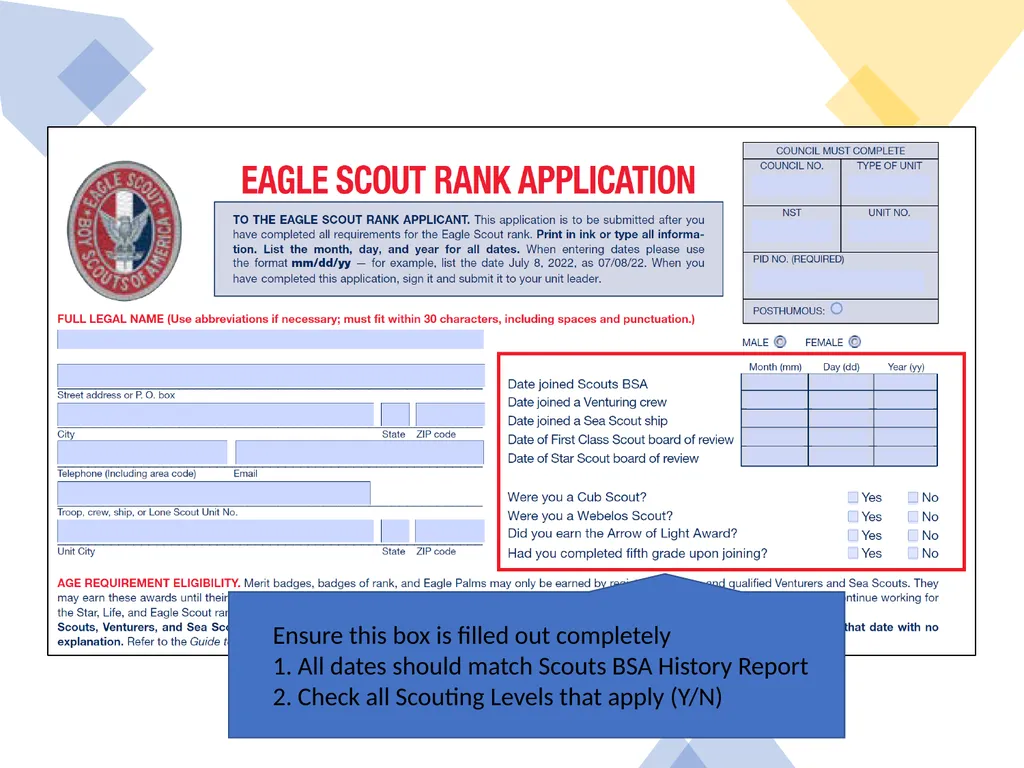 Follow the checklist below: Ensure this box is - slide 2 of 12