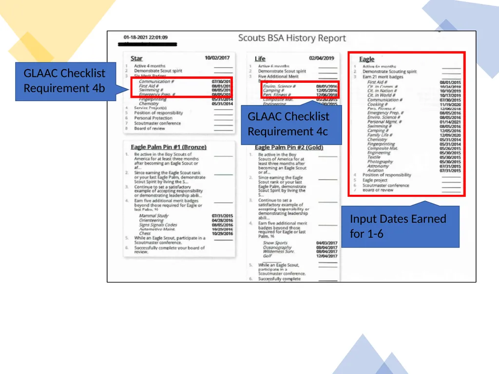 Follow the checklist below: Ensure this box is - slide 8 of 12