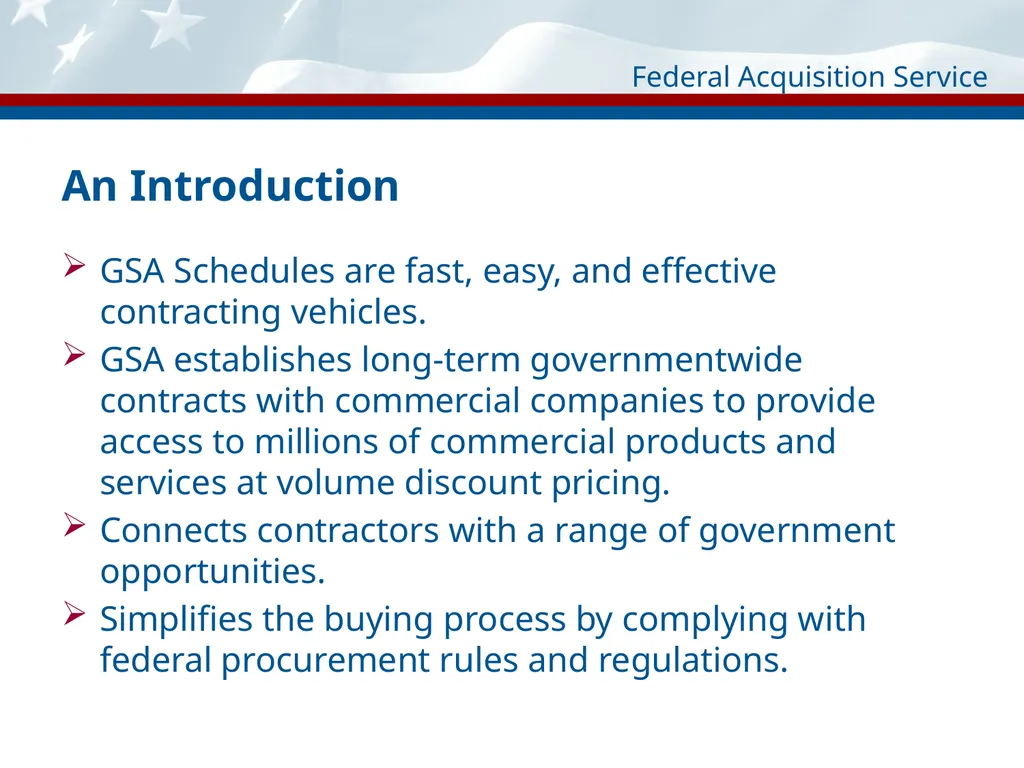 An Introduction to the MAS Program for Contractors - slide 4 of 33