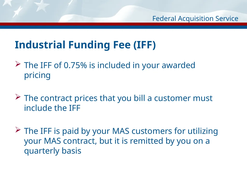 An Introduction to the MAS Program for Contractors - slide 28 of 33