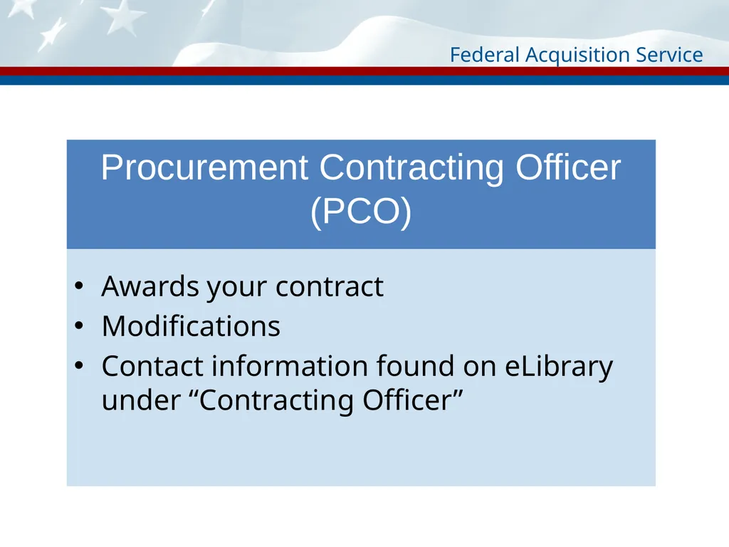 An Introduction to the MAS Program for Contractors - slide 19 of 33