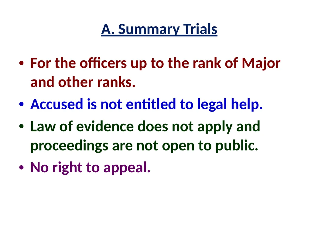 Military Justice South Asian Countries 24 Nov 2014 - slide 9 of 50