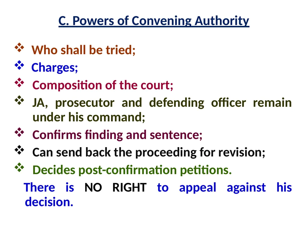 Military Justice South Asian Countries 24 Nov 2014 - slide 20 of 50