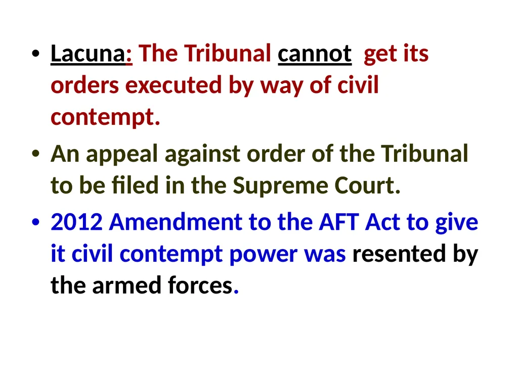 Military Justice South Asian Countries 24 Nov 2014 - slide 22 of 50