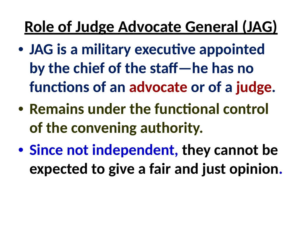 Military Justice South Asian Countries 24 Nov 2014 - slide 19 of 50