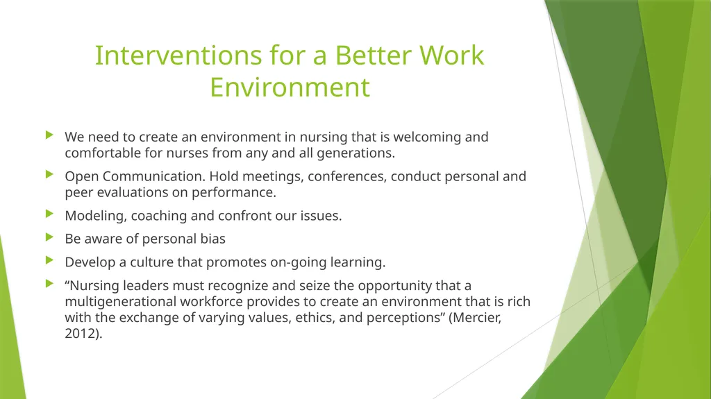 A Multigenerational Workforce Boomers, X-er’s & - slide 10 of 12