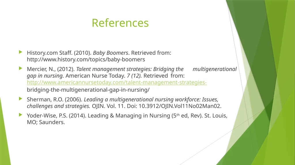 A Multigenerational Workforce Boomers, X-er’s & - slide 12 of 12