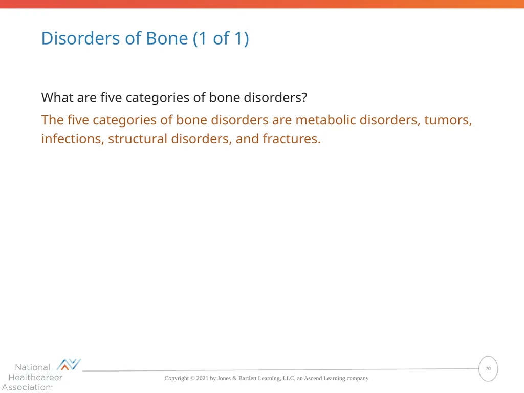 The Skeletal System: Bones and Joints Copyright © - slide 70 of 88
