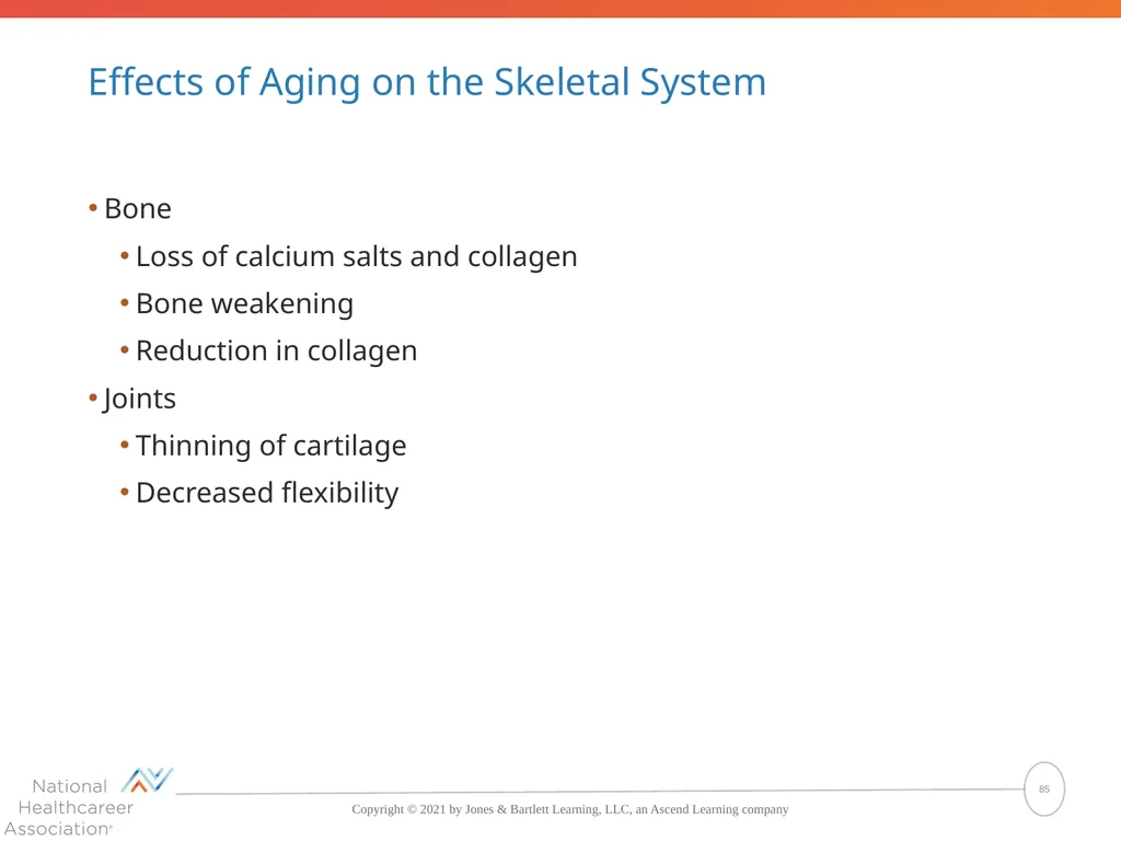 The Skeletal System: Bones and Joints Copyright © - slide 85 of 88