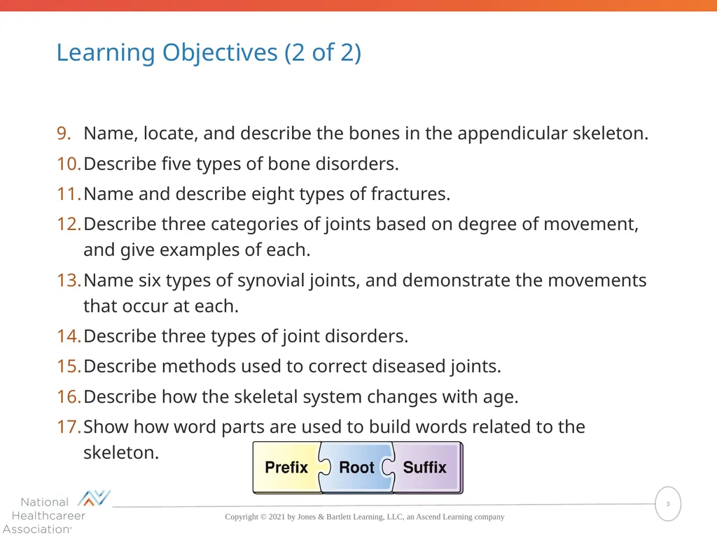 The Skeletal System: Bones and Joints Copyright © - slide 3 of 88
