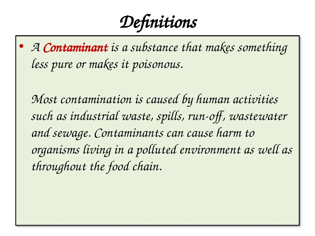 Bioaccumulation and Biomagnification - slide 5 of 14