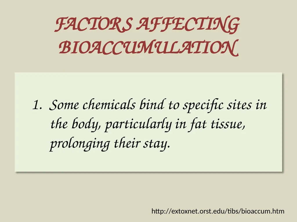 Bioaccumulation and Biomagnification - slide 6 of 14