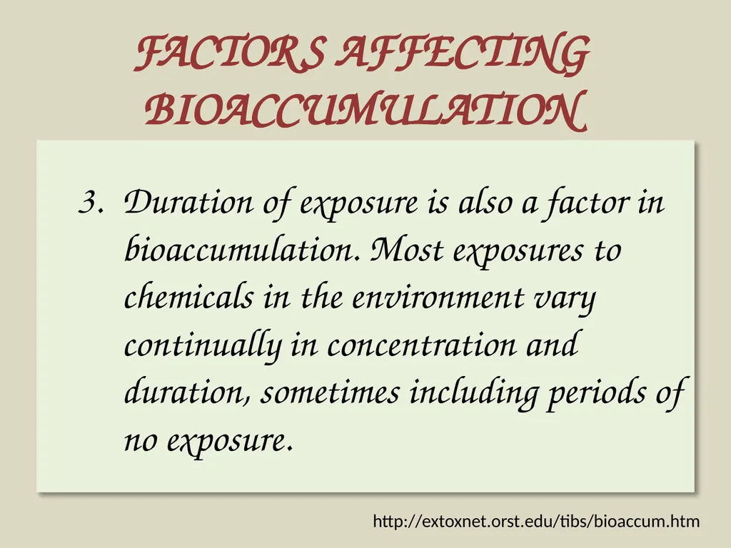 Bioaccumulation and Biomagnification - slide 8 of 14