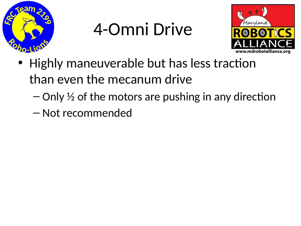 Chassis / Drive Train 101 Tom Milnes Team 2199 - slide 76 of 87