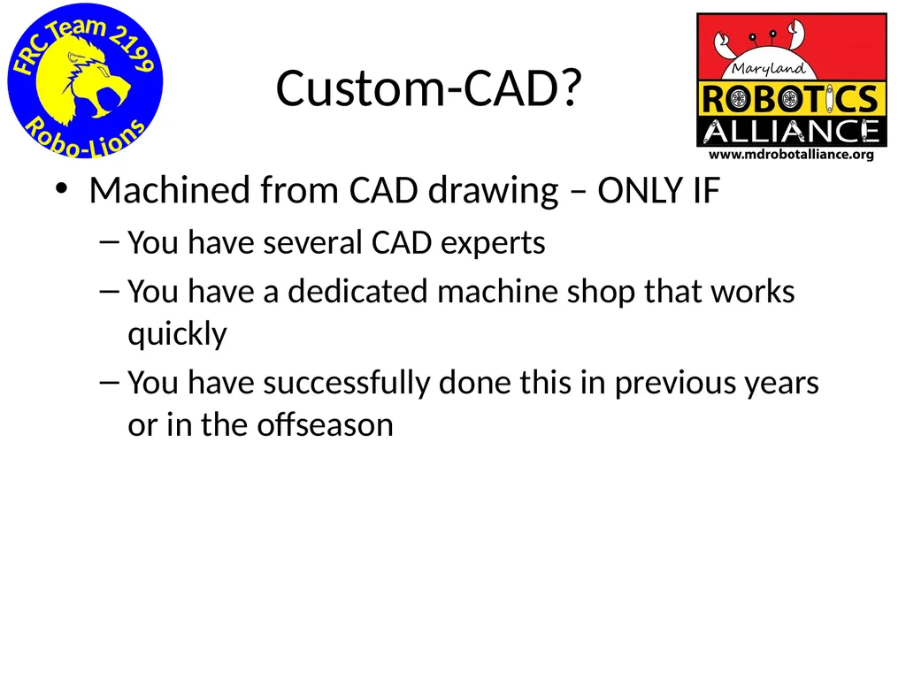 Chassis / Drive Train 101 Tom Milnes Team 2199 - slide 11 of 87