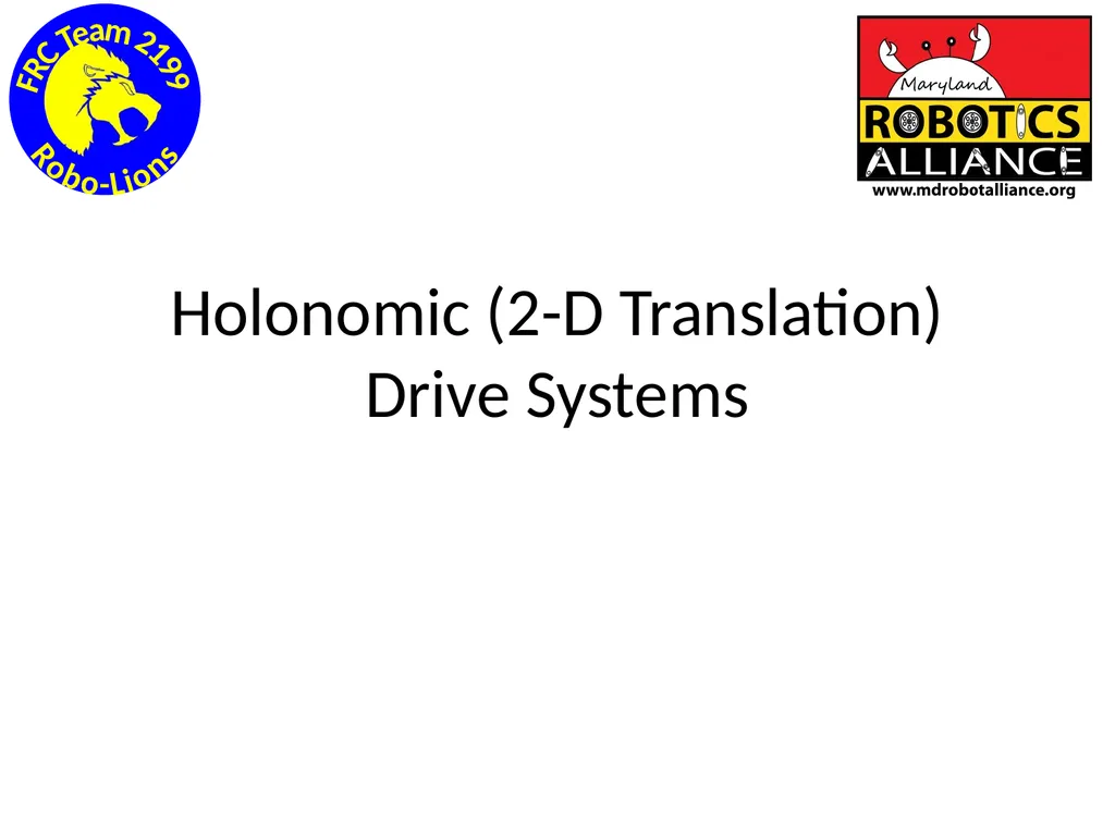 Chassis / Drive Train 101 Tom Milnes Team 2199 - slide 73 of 87