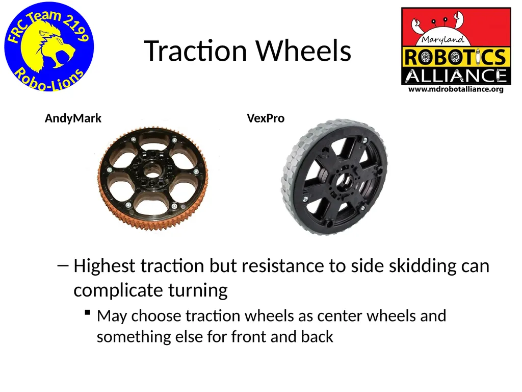 Chassis / Drive Train 101 Tom Milnes Team 2199 - slide 56 of 87